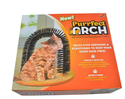 Grooming Cat Toy Arch